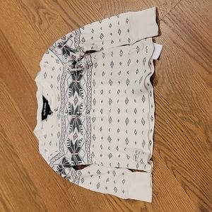 Ralph Lauren Size 2T fair isle desigb cotton ribbed shirt.